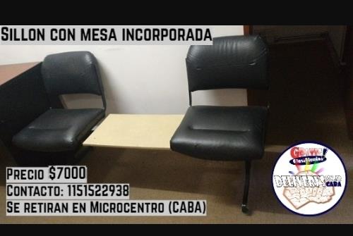 Sillones con mesa incluida  ideal para sala de esp