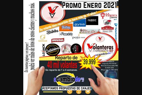 Promo imperdible  reparto de 40 MIL volantes