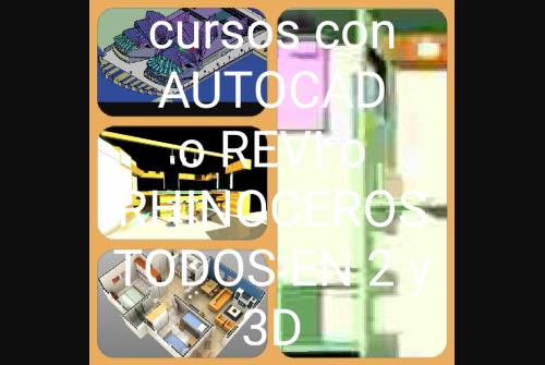 Cursos de Dibujo Tecnico con Autocad2y3D Revit2y3D