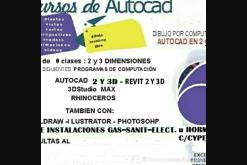 Arquitecta da cursos en 2 y 3D con Autocad, Rhino,