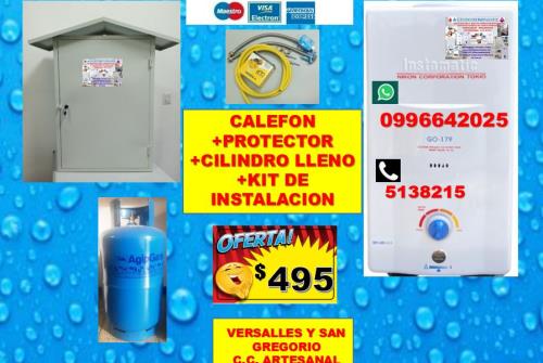 CALEFON INSTAMATIC  PROTECTOR  CILINDRO LLENO KIT 