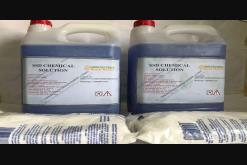 ssd solución química para limpieza 