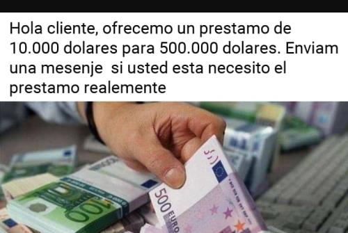 Oferta de préstamo seguro 