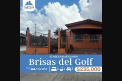 SE VENDE CASA DE ESQUINA EN BRISAS DEL GOLF